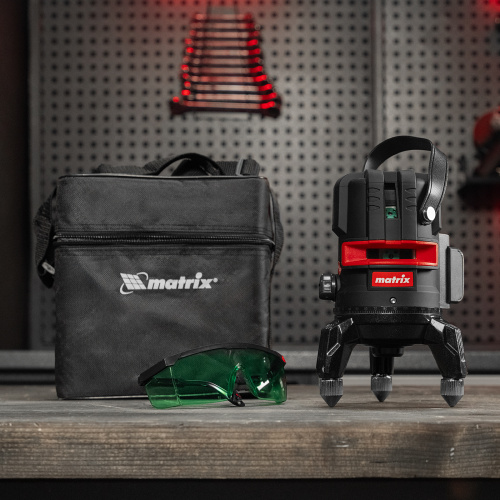 Лазерный уровень ML 06 Green, 30 м, 520 нм, аккумулятор Li 2800 мАч, резьба 5/8" Matrix по ценам производителя в Екатеринбурге с доставкой по всей России