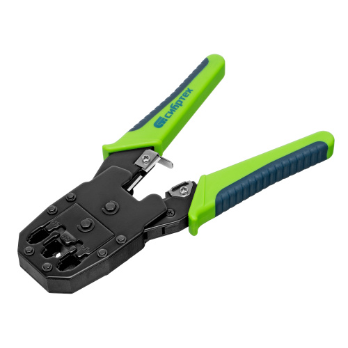 Клещи для обжима телефонных и компьютерных клемм 4P, 6P, 8P, функция обрезания проводов Сибртех по ценам производителя в Екатеринбурге с доставкой по всей России