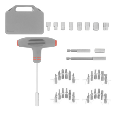 Отвертка с Т-образной эргономичной ручкой и набором насадок, 36 шт, CrV, пластиковый бокс Matrix по ценам производителя в Екатеринбурге с доставкой по всей России