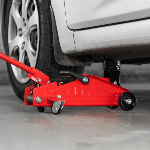 Домкрат гидравлический подкатной, 2 т, h подъема 140-285 мм, в пластиковом кейсе, compact Sparta по ценам производителя в Екатеринбурге с доставкой по всей России