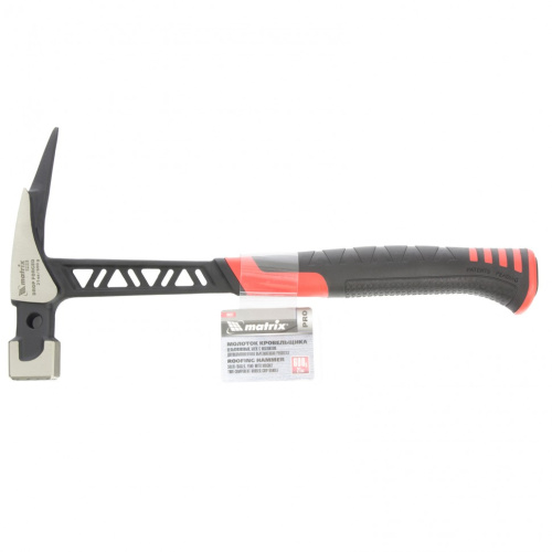 Молоток кровельщика, 600 г, цельнокованый, боек с магнитом, двухкомпонентная обрезиненная рукоятка Matrix Pro по ценам производителя в Екатеринбурге с доставкой по всей России