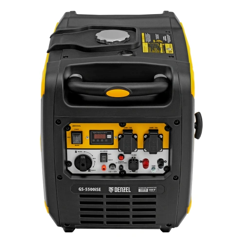 Генератор инверторный GS-5500iSE, 5,5 кВт, 230 В, закрытый корпус,электростартер Denzel по ценам производителя в Екатеринбурге с доставкой по всей России