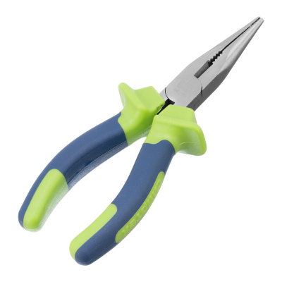 Длинногубцы прямые, 160 мм, двухкомпонентные рукоятки Сибртех по ценам производителя в Екатеринбурге с доставкой по всей России