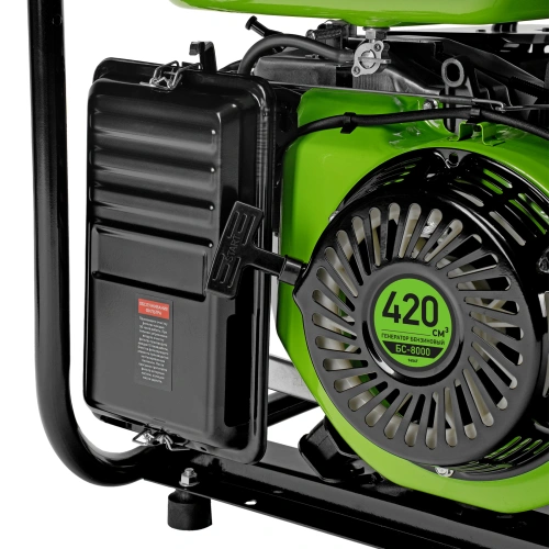 Генератор бензиновый БС-8000, 6,6 кВт, 230В, четырехтактный, 25 л, ручной стартер Сибртех по ценам производителя в Екатеринбурге с доставкой по всей России