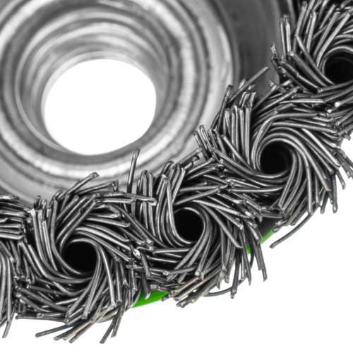 Щетка для УШМ, 75 мм, М14, "чашка", крученая металлическая проволока Сибртех по ценам производителя в Екатеринбурге с доставкой по всей России