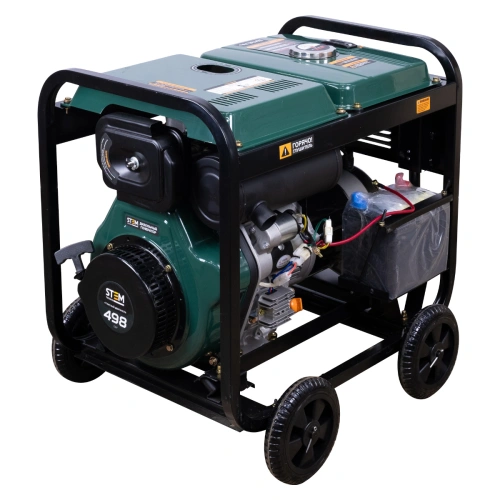 Генератор дизельный STEM Techno S6500DE (6.5 кВт, электростартер, дисплей, подогрев) по ценам производителя в Екатеринбурге с доставкой по всей России