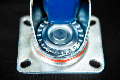 Колесо поворотное резина SRCLb 55 125 мм с тормозом (F) по ценам производителя в Екатеринбурге с доставкой по всей России