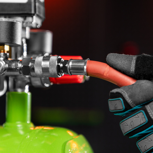 Шланг пневматический резиновый, 10 x 16 мм, 24 бар, армированный, быстросъемное соединение, 10 м Stels по ценам производителя в Екатеринбурге с доставкой по всей России