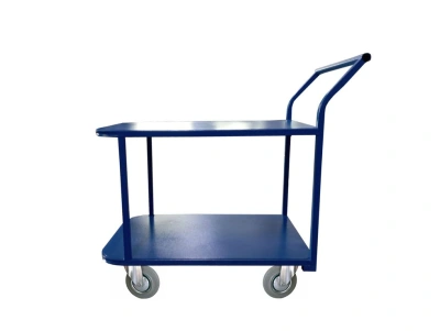 Тележка платформенная TOR ТП-2Я (600х900) 2х-ярусная (160мм) по ценам производителя в Екатеринбурге с доставкой по всей России