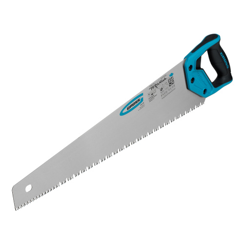 Ножовка по дереву "Piranha", 550 мм, сегментное строение рабочей кромки, 7-8 TPI, зуб-3D, двухкомпонентная рукоятка Gross по ценам производителя в Екатеринбурге с доставкой по всей России