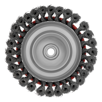 Щетка для УШМ, 150 мм, М14, "чашка", крученая проволока 0.35 мм Matrix по ценам производителя в Екатеринбурге с доставкой по всей России