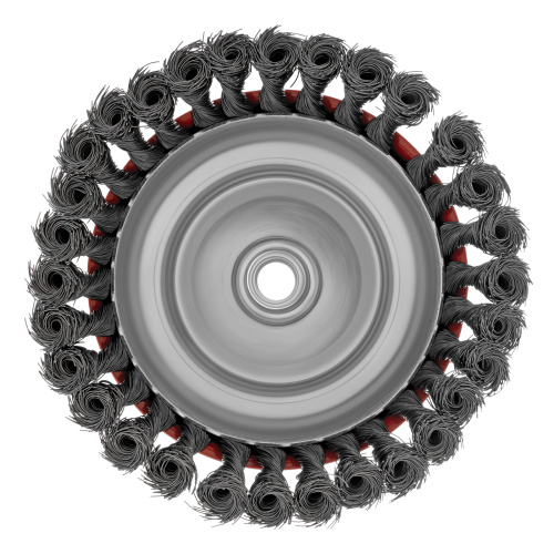 Щетка для УШМ, 150 мм, М14, "чашка", крученая проволока 0.35 мм Matrix по ценам производителя в Екатеринбурге с доставкой по всей России