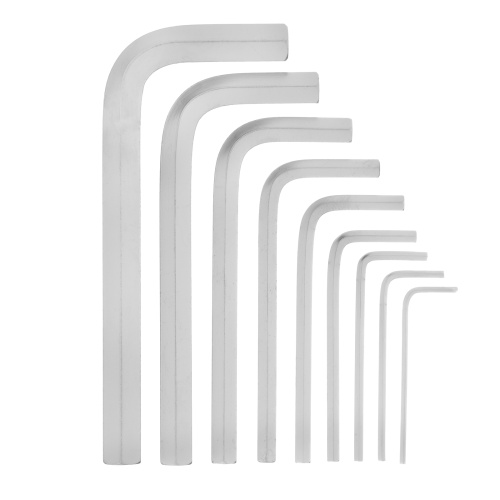 Набор ключей имбусовых HEX, 2-12 мм, CrV, 9 шт, короткие с сатинированным покрытием Matrix по ценам производителя в Екатеринбурге с доставкой по всей России