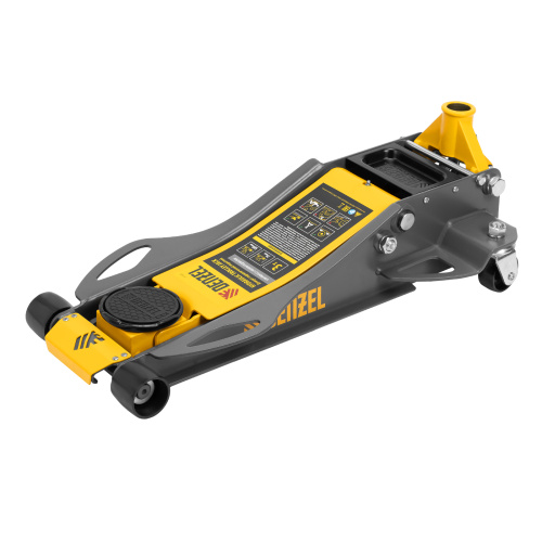 Домкрат гидравлический подкатной, 3 т, 75-500 мм, быстрый подъем, низкий подхват, проф. Denzel по ценам производителя в Екатеринбурге с доставкой по всей России