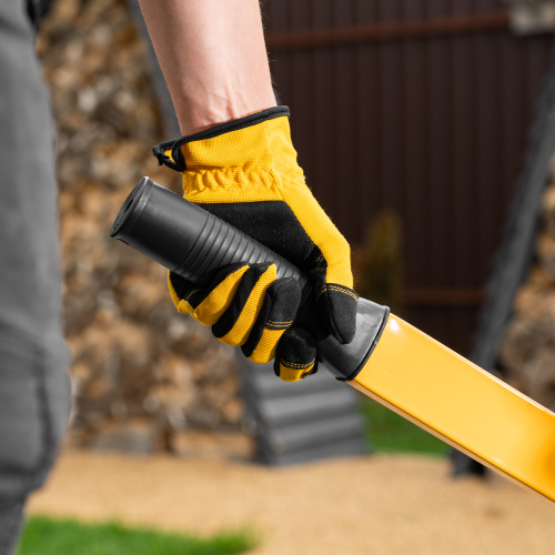 Тачка строительная, усиленная, объем 140 л, 250 кг, двухколесная, колесо 15х6.00-6 Denzel по ценам производителя в Екатеринбурге с доставкой по всей России