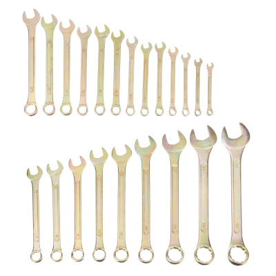 Набор ключей комбинированный 6-32 мм, 22 шт, желтый цинк Сибртех по ценам производителя в Екатеринбурге с доставкой по всей России