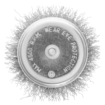 Щетка для дрели, 75 мм, "чашка" со шпилькой, витая проволока Сибртех по ценам производителя в Екатеринбурге с доставкой по всей России