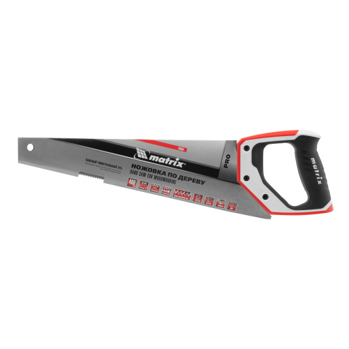 Ножовка по дереву для точных пильных работ, 400 мм, каленый зуб 3D, 14 TPI, трехкомпонентная рукоятка, Pro Matrix по ценам производителя в Екатеринбурге с доставкой по всей России
