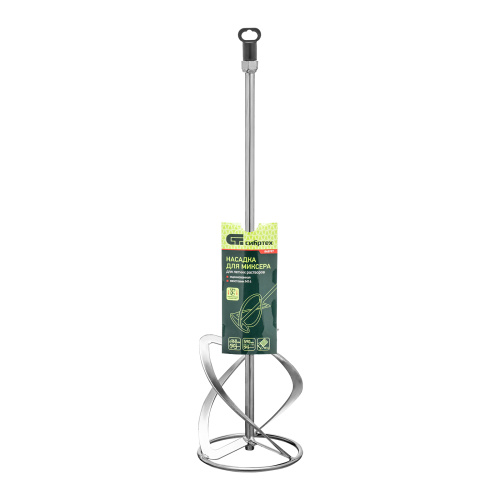 Насадка для миксера, для легких растворов, 160 х 590 мм, оцинкованная, хвостовик резьба М14 Сибртех по ценам производителя в Екатеринбурге с доставкой по всей России