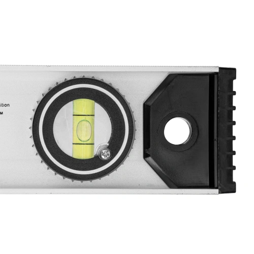 Уровень алюминиевый "Рельс", 400 мм, 3 глазка (1 поворотный) Matrix по ценам производителя в Екатеринбурге с доставкой по всей России