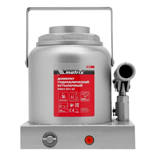 Домкрат гидравлический бутылочный, 50 т, h подъема 236-356 мм Matrix по ценам производителя в Екатеринбурге с доставкой по всей России