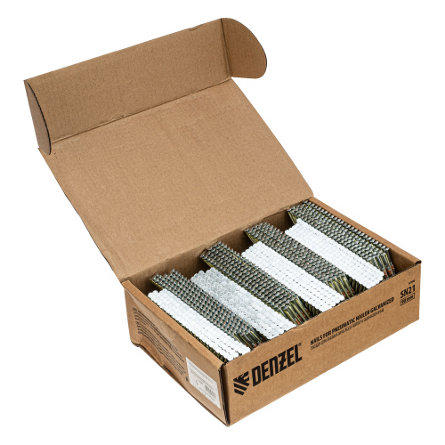 Гвозди для пнев. нейлера (оцинк.) длина - 90 мм, диам. - 3,05 мм, 2000 шт. Denzel по ценам производителя в Екатеринбурге с доставкой по всей России