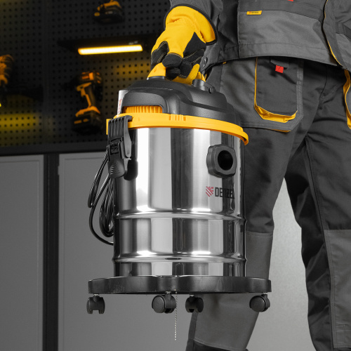 Пылесос строительный SVC15, 1200 Вт, бак 15 л, шланг 2 м Denzel по ценам производителя в Екатеринбурге с доставкой по всей России