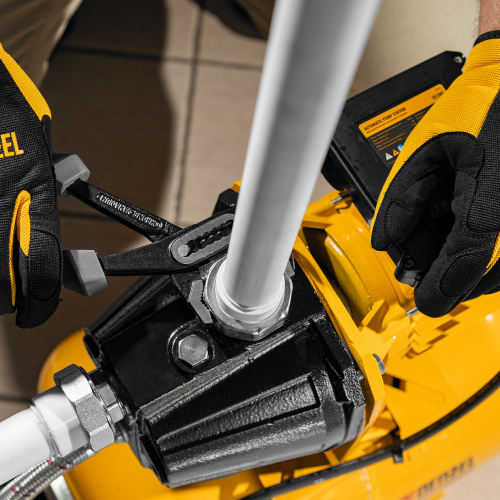 Насосная станция PS1100С, 1100 Вт, 4500 л/ч, ресивер 24 л, подъем 46 м, чугун Denzel по ценам производителя в Екатеринбурге с доставкой по всей России