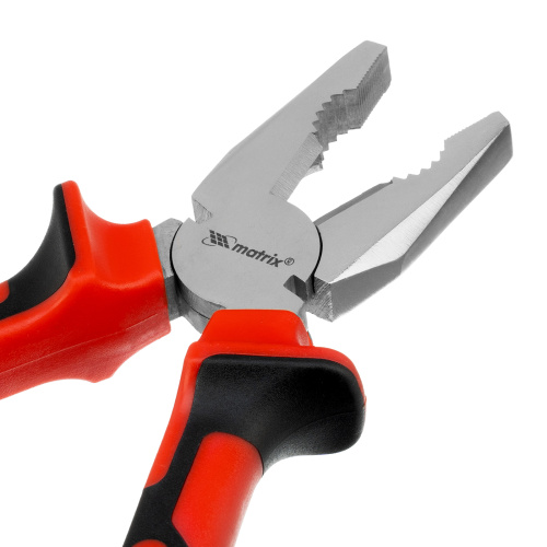 Плоскогубцы Nickel, никелированные 200 мм, двухкомпонентные рукоятки Matrix по ценам производителя в Екатеринбурге с доставкой по всей России