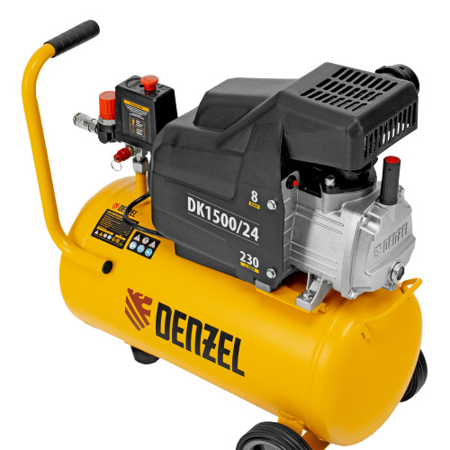 Компрессор воздушный DK1500/24, Х-PRO 1.5 кВт, 230 л/мин, 24 л Denzel по ценам производителя в Екатеринбурге с доставкой по всей России