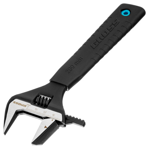 Ключ разводной, переставная губка, 200 мм, CRV GROSS по ценам производителя в Екатеринбурге с доставкой по всей России