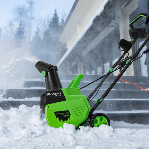 Снегоуборочная машина электрическая ЭСБ-2000, 2 кВт Сибртех по ценам производителя в Екатеринбурге с доставкой по всей России