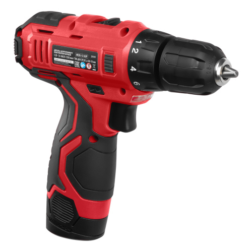 Дрель-шуруповерт аккумуляторная MCDL-12-02P, Li-Ion, 12 В, 2 акк. MTX по ценам производителя в Екатеринбурге с доставкой по всей России