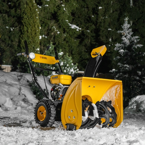 Бензиновая снегоуборочная машина SBM 610, 212 cc, ручной старт, фара Denzel по ценам производителя в Екатеринбурге с доставкой по всей России