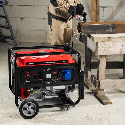Генератор бензиновый RS-9000, 7 кВт, 230В, ручной стартер MTX по ценам производителя в Екатеринбурге с доставкой по всей России