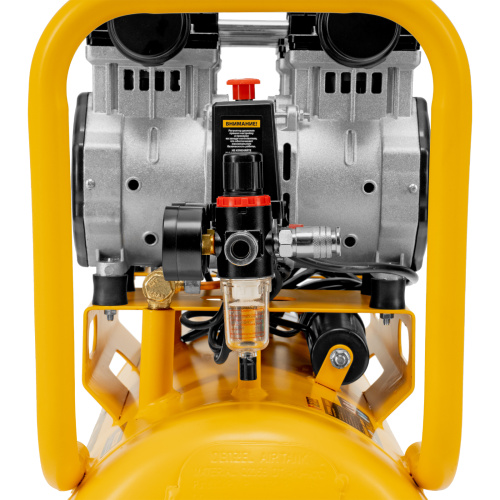 Компрессор безмасляный, малошумный DLS 2200/50, 2200 Вт, 2x1100, 50 л, 380 л/мин Denzel по ценам производителя в Екатеринбурге с доставкой по всей России