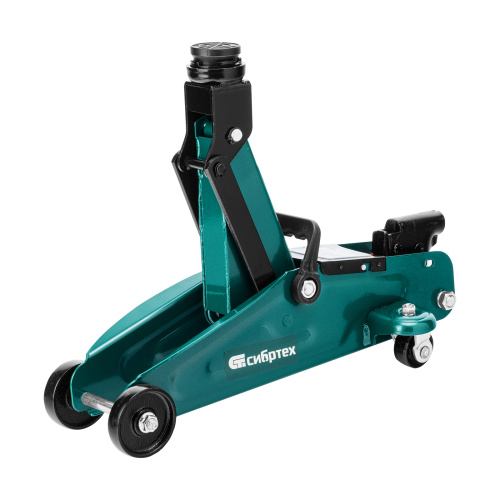 Домкрат гидравлический подкатной, 2 т, 127-330 мм, в пласт. кейсе Сибртех по ценам производителя в Екатеринбурге с доставкой по всей России