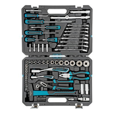 Набор инструментов, 1/4", 1/2", CrV, 120 зубьев, 76 предметов Gross по ценам производителя в Екатеринбурге с доставкой по всей России