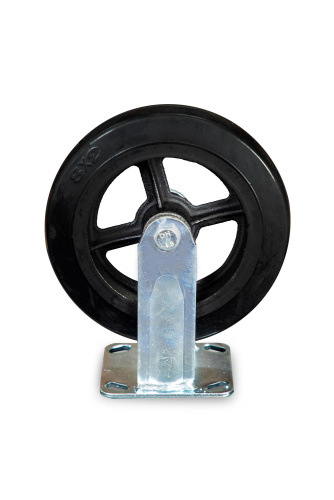 Колесо большегрузное неповоротное FCd 80 200 мм обрезиненное (N) по ценам производителя в Екатеринбурге с доставкой по всей России