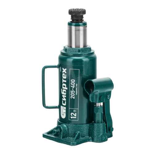 Домкрат гидравлический бутылочный, 12 т, 205-400 мм Сибртех по ценам производителя в Екатеринбурге с доставкой по всей России