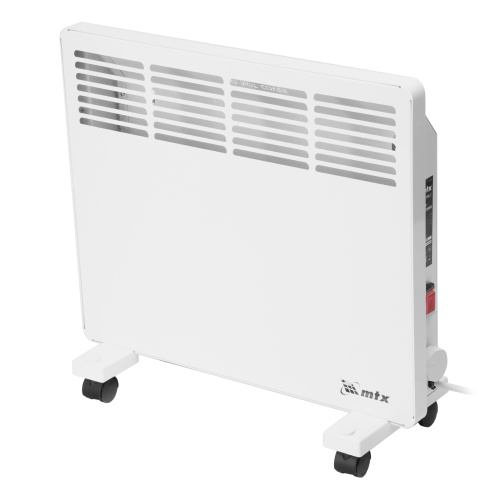 Конвектор электрический КМ-1000.1, 230 В, 1000 Вт, X-образный нагреватель, колеса, термостат MTX по ценам производителя в Екатеринбурге с доставкой по всей России