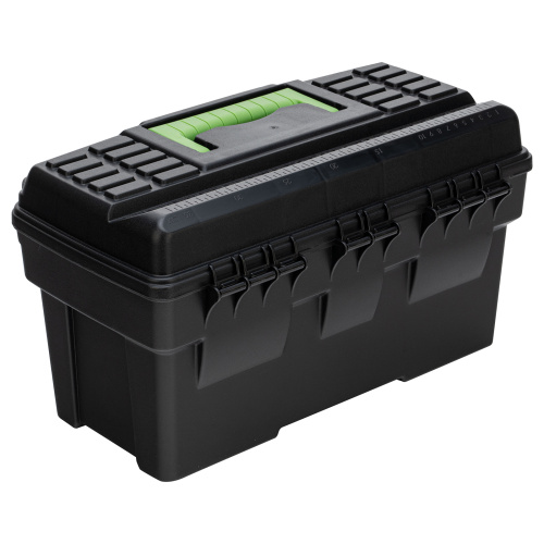 Ящик для инструмента, 430 х 235 х 250 мм, 18", пластик Сибртех по ценам производителя в Екатеринбурге с доставкой по всей России