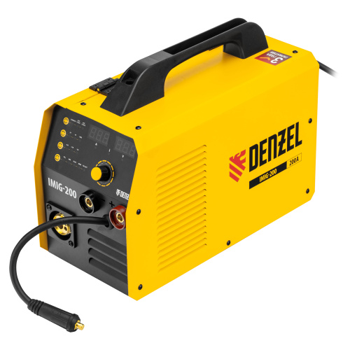 Аппарат инвертор. полуавтомат. cварки IMIG-200, 200 А, ПВ 60%, катушка 5 кг Denzel по ценам производителя в Екатеринбурге с доставкой по всей России