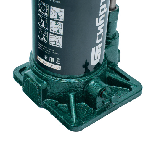 Домкрат гидравлический бутылочный, 10 т, 190-370 мм Сибртех по ценам производителя в Екатеринбурге с доставкой по всей России