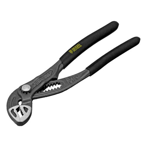 Клещи переставные, кнопочный механизм, обливные рукоятки, 180 мм Denzel по ценам производителя в Екатеринбурге с доставкой по всей России