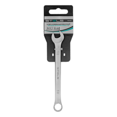 Ключ комбинированный, 10 мм, CrV, матовый хром Stels по ценам производителя в Екатеринбурге с доставкой по всей России