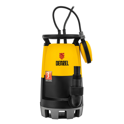 Дренажный насос для чистой и грязной воды DP450S, 450 Вт, напор 6 м, 12000 л/ч Denzel по ценам производителя в Екатеринбурге с доставкой по всей России