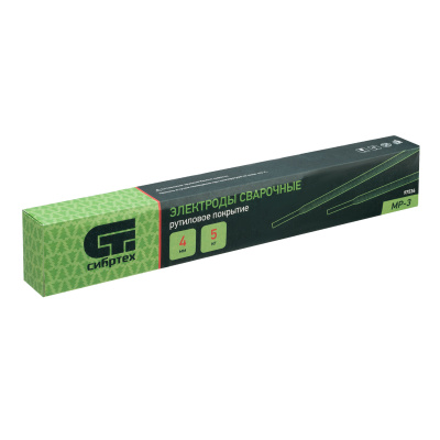 Электроды MP-3, диам. 4 мм, 5 кг., рутиловое покрытие Сибртех по ценам производителя в Екатеринбурге с доставкой по всей России