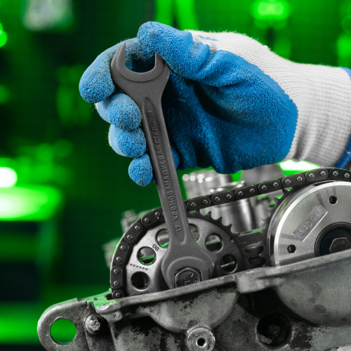 Набор ключей рожковых, 6 - 24 мм, 8 шт., CrV, фосфатированные Сибртех по ценам производителя в Екатеринбурге с доставкой по всей России