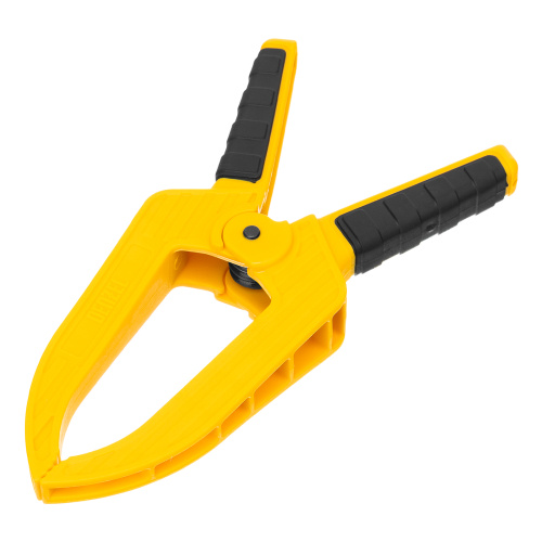 Струбцина клещеобразная, удлиненная 50 х 80 мм двухкомпонентные рукоятки Denzel по ценам производителя в Екатеринбурге с доставкой по всей России